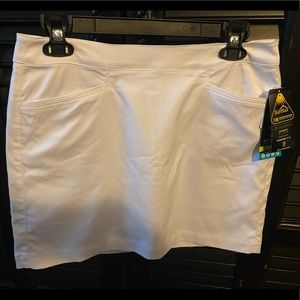 PGA Tour white golf skirt. NWT.